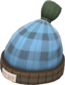 Painted Boarder's Beanie 424F3B Personal Sniper BLU.png