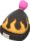 Painted Boarder's Beanie FF69B4 Personal Pyro BLU.png