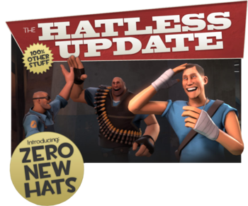 La pagina principale dell'Hatless Update