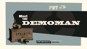 Cartão de título do "Conheça o Demoman"