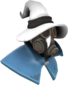 Painted Seared Sorcerer E6E6E6 Hat and Cape Only BLU.png