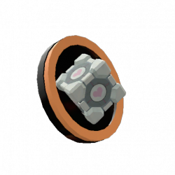 Backpack Companion Cube Pin.png