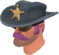 Painted Sheriff's Stetson 7D4071 BLU.png