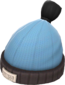 Painted Boarder's Beanie 141414 Classic Sniper BLU.png