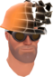 Painted Defragmenting Hard Hat 17% 7C6C57.png