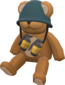Painted Battle Bear A57545 Flair Soldier BLU.png