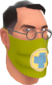 Painted Physician's Procedure Mask 808000 BLU.png