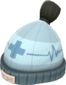 Painted Boarder's Beanie 2D2D24 Personal Medic BLU.png