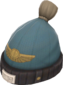 Painted Boarder's Beanie 7C6C57 Brand Soldier BLU.png