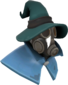 Painted Seared Sorcerer 2F4F4F Hat and Cape Only BLU.png