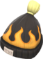 Painted Boarder's Beanie F0E68C Personal Pyro BLU.png