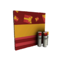 Backpack Gift Wrapped War Paint Factory New.png