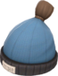 Painted Boarder's Beanie 694D3A Classic Demoman BLU.png