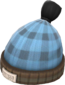 Painted Boarder's Beanie 141414 Personal Sniper BLU.png