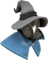 Painted Seared Sorcerer 7E7E7E Hat and Cape Only BLU.png