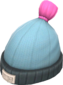 Painted Boarder's Beanie FF69B4 Classic Soldier BLU.png