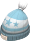 Painted Boarder's Beanie E6E6E6 Personal Soldier BLU.png