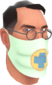 Painted Physician's Procedure Mask BCDDB3 BLU.png