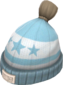 Painted Boarder's Beanie 7C6C57 Personal Soldier BLU.png