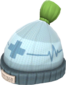 Painted Boarder's Beanie 729E42 Personal Medic BLU.png