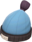 Painted Boarder's Beanie 51384A Classic Sniper BLU.png