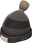 Painted Boarder's Beanie 7C6C57 Brand Spy BLU.png