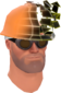 Painted Defragmenting Hard Hat 17% 808000.png