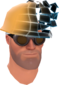 Painted Defragmenting Hard Hat 17% 256D8D.png