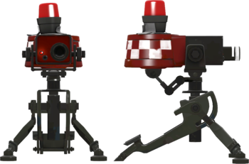 As Mini-Sentries de Combate vistas na página da Engineer Update.