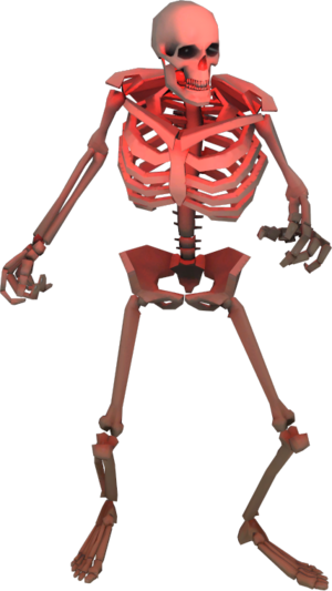 A realy spooky skeleton