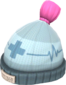 Painted Boarder's Beanie FF69B4 Personal Medic BLU.png