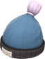 Painted Boarder's Beanie D8BED8 Classic Demoman BLU.png