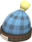 Painted Boarder's Beanie F0E68C Personal Sniper BLU.png
