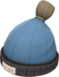 Painted Boarder's Beanie 7C6C57 Classic Demoman BLU.png