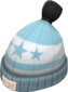 Painted Boarder's Beanie 141414 Personal Soldier BLU.png