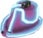 Painted Ludicrously Lunatic Lunon Fedora 7D4071 BLU.png