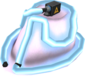 Painted Ludicrously Lunatic Lunon Fedora D8BED8 BLU.png