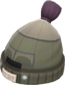 Painted Boarder's Beanie 51384A Brand Sniper BLU.png