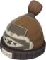 Painted Boarder's Beanie 694D3A Brand Demoman BLU.png